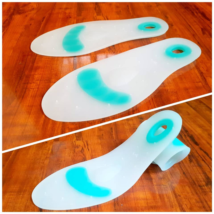 کفی طبی سیلیکونی آقای پا مدل HeelRelief | کفی خار پاشنه و کاهش درد پاشنه پا