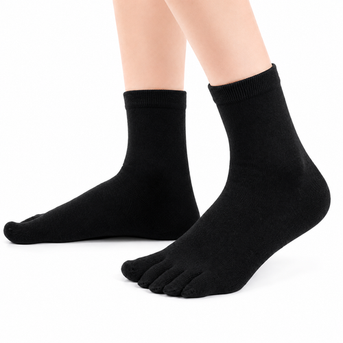 جوراب پنج انگشتی نانو آقای پا مدل Nano5 Toe | جوراب طبی جداکننده انگشتان و کاهش اصطکاک پا