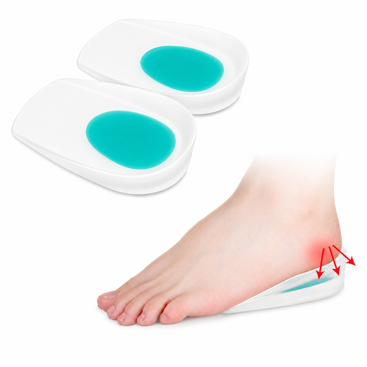 پد پاشنه سیلیکونی آقای پا مدل HeelComfort | پد طبی جذب ضربه و محافظ پاشنه پا بسته ۲ عددی