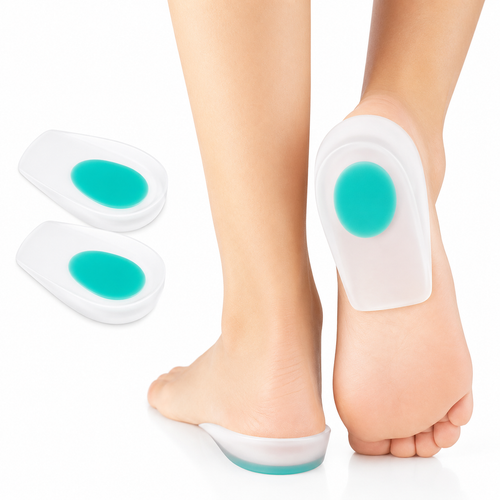 پد پاشنه سیلیکونی آقای پا مدل HeelComfort | پد طبی جذب ضربه و محافظ پاشنه پا بسته ۲ عددی